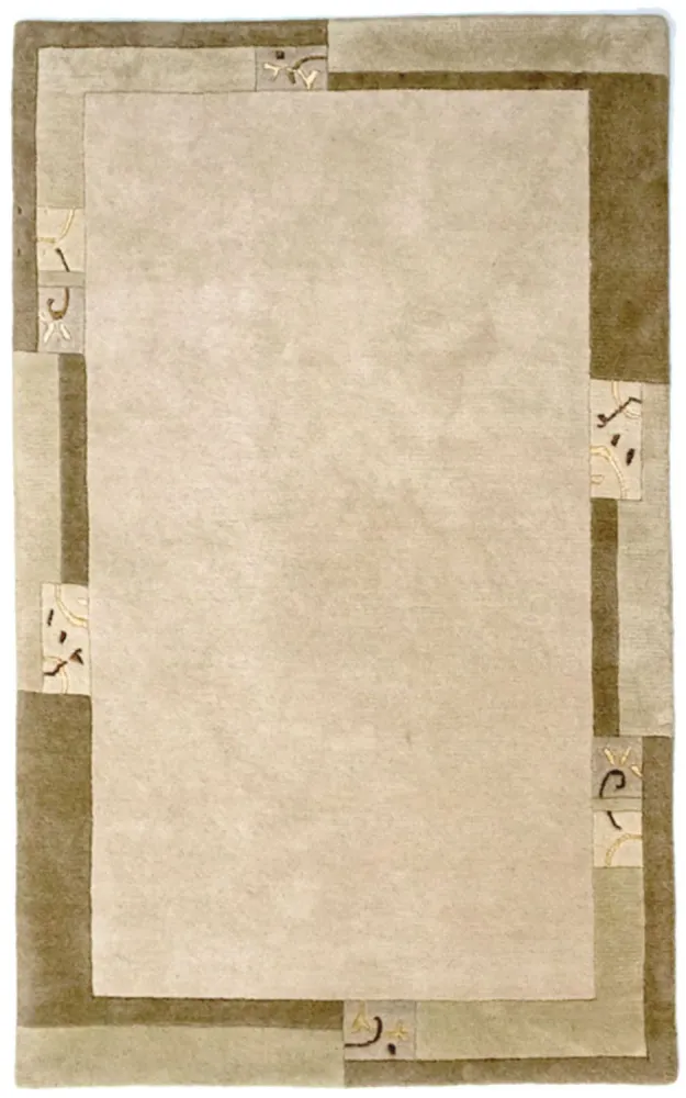 Nepal teppe - 191 x 121 cm - beige
