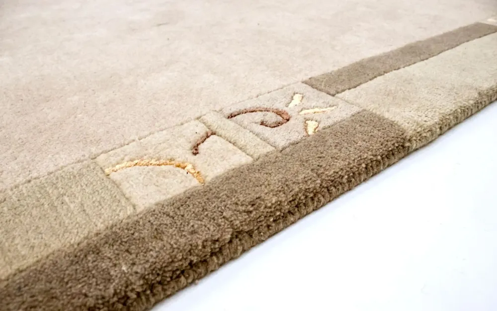 Nepal teppe - 191 x 121 cm - beige