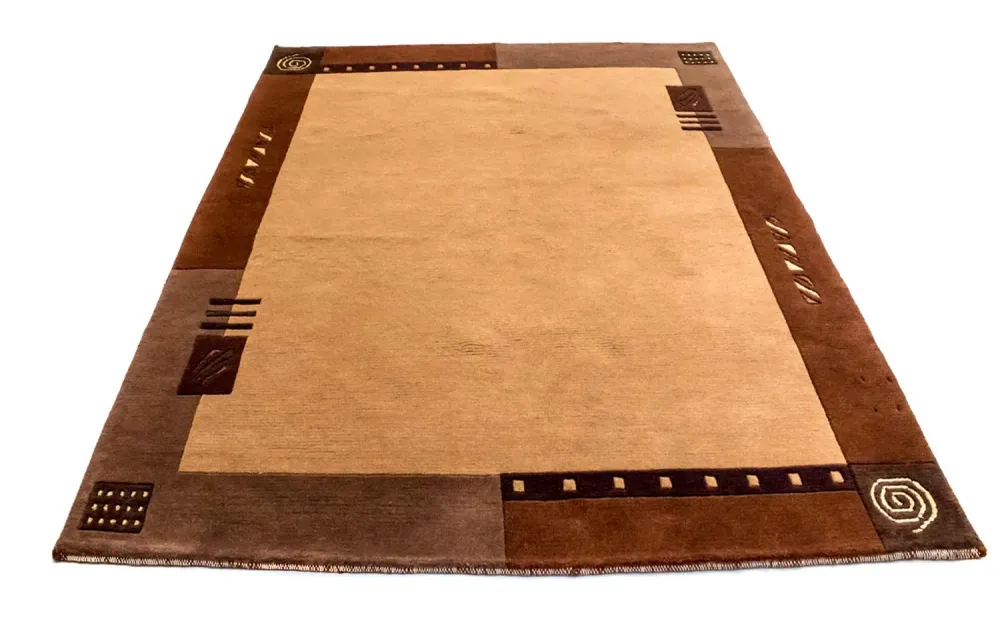 Nepal teppe - 191 x 148 cm - brun