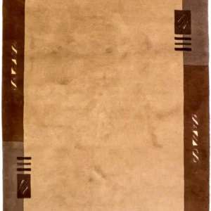 Nepal teppe - 191 x 148 cm - brun