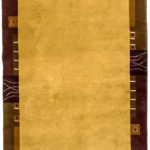 Nepal teppe - 193 x 143 cm - gull