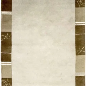 Nepal teppe - 195 x 144 cm - beige