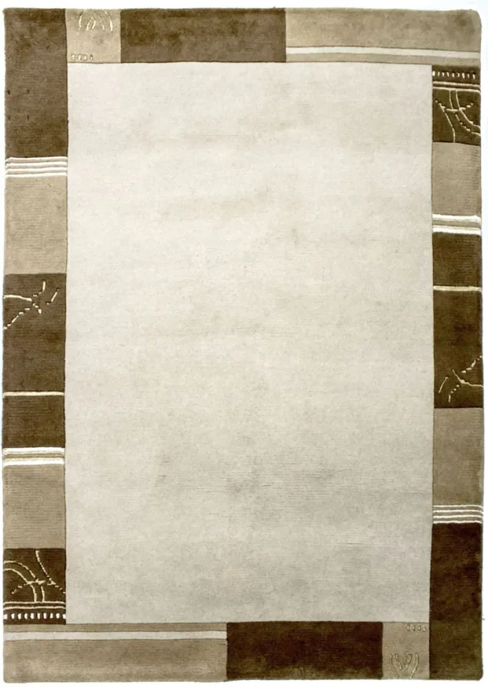 Nepal teppe - 197 x 143 cm - beige