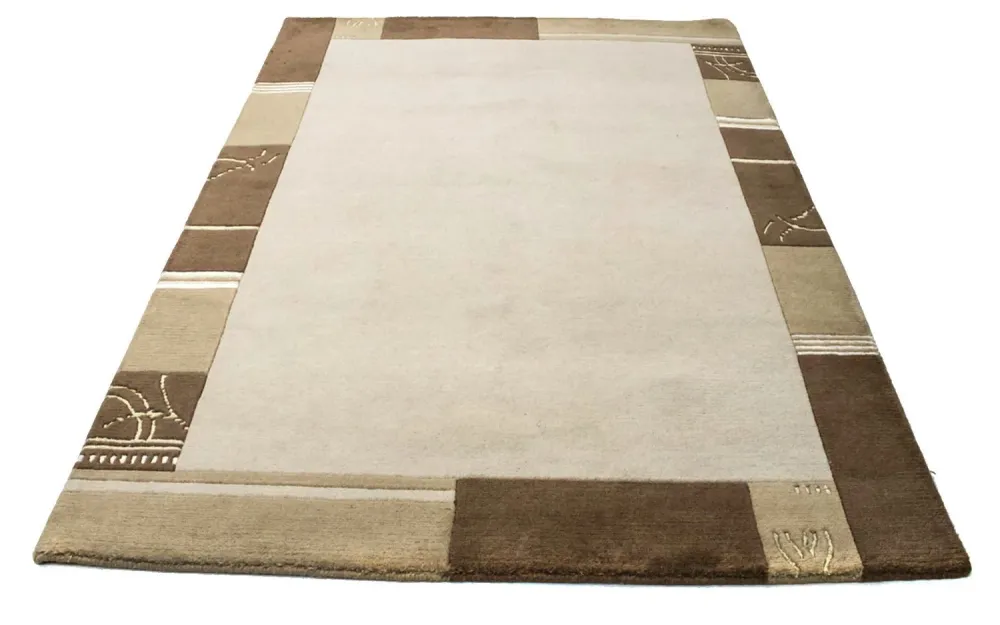 Nepal teppe - 197 x 143 cm - beige
