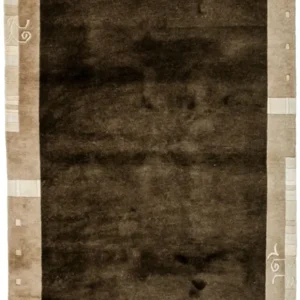 Nepal teppe - 197 x 143 cm - brun