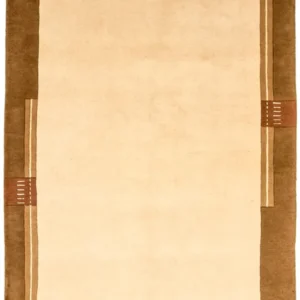 Nepal teppe - 197 x 144 cm - beige
