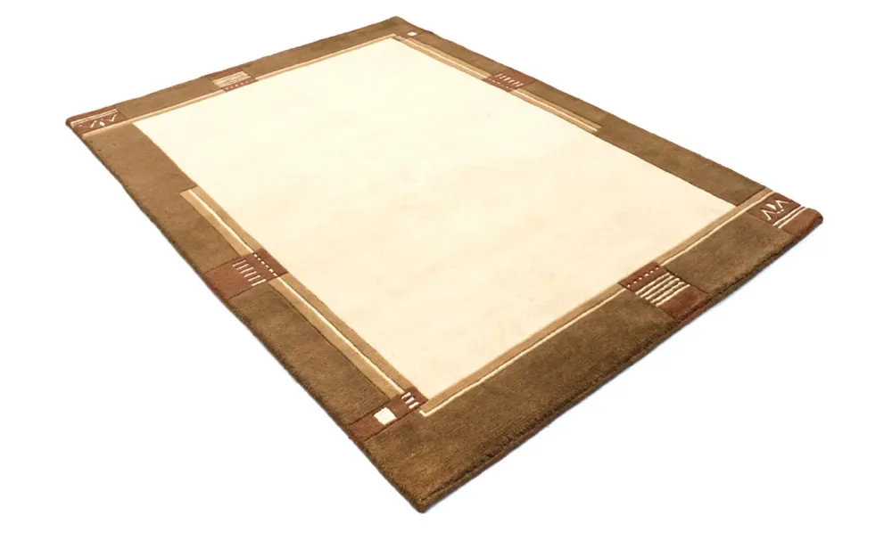 Nepal teppe - 197 x 144 cm - beige