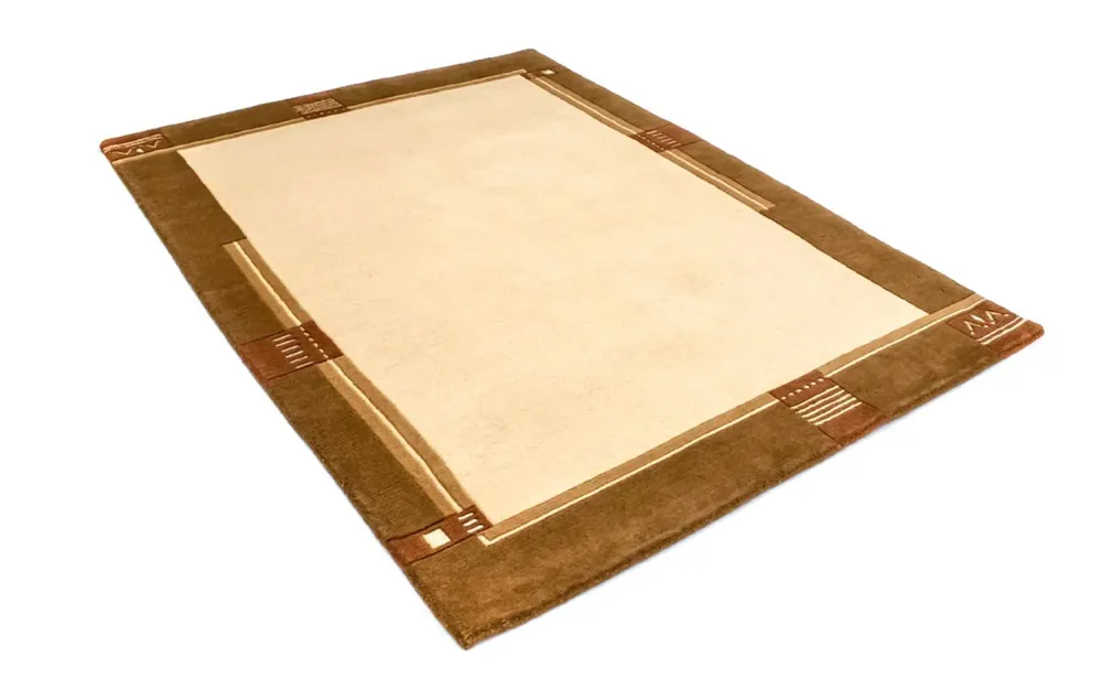 Nepal teppe - 197 x 144 cm - beige