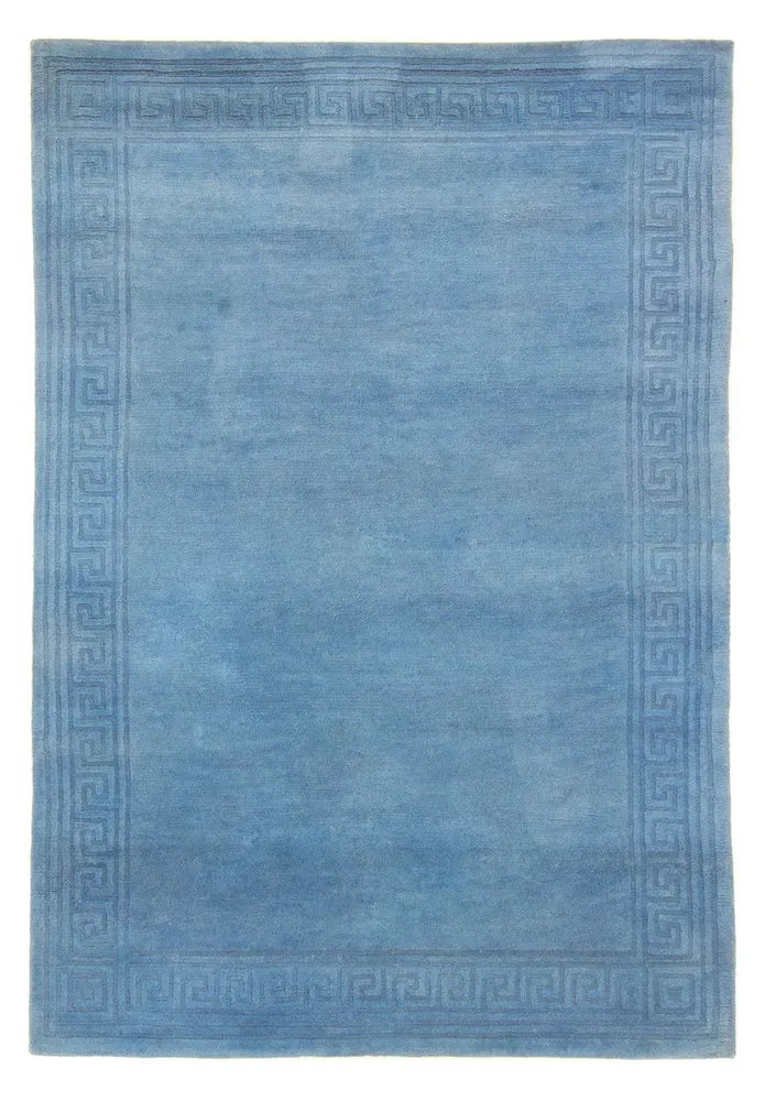 Nepal teppe - 200 x 141 cm - blå