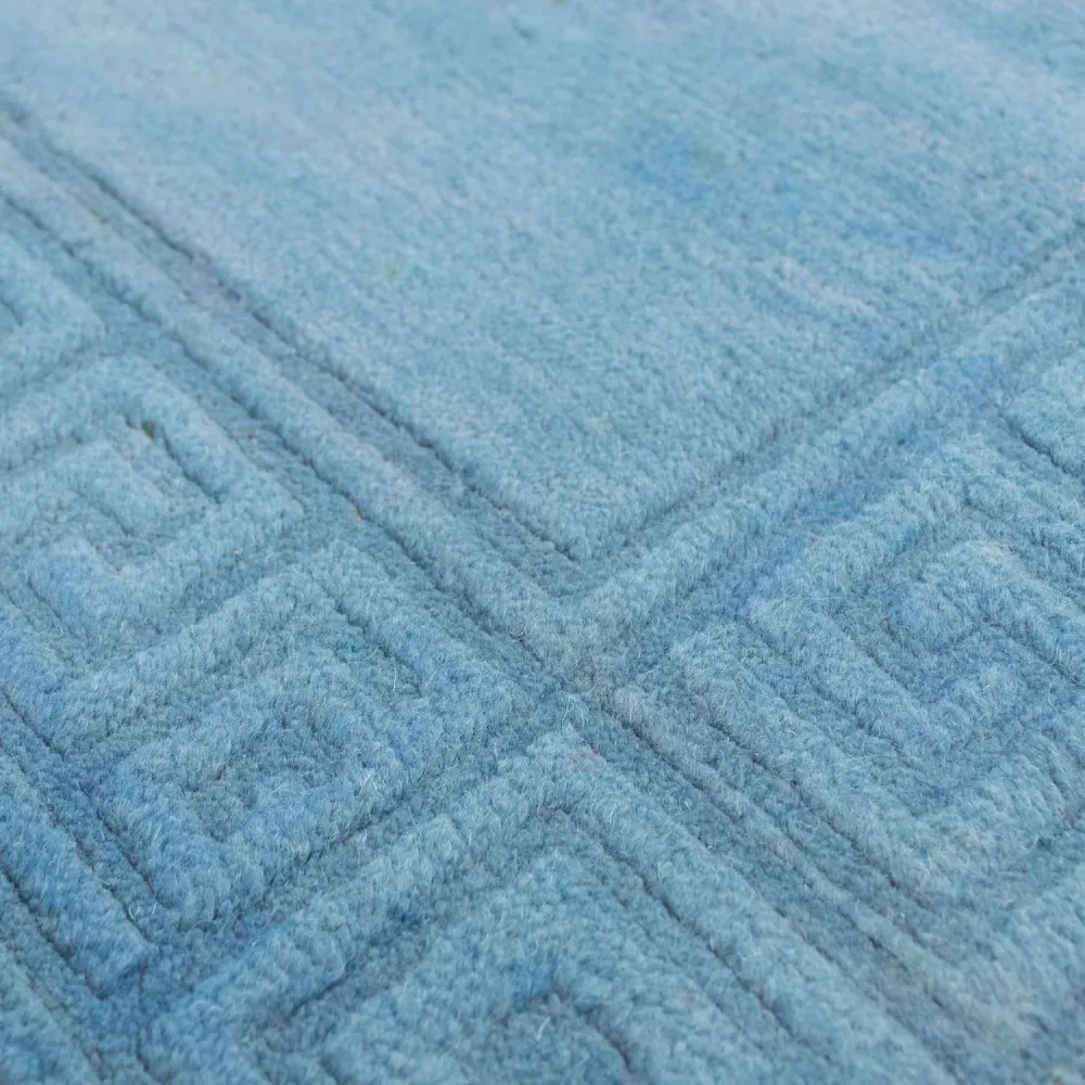 Nepal teppe - 200 x 141 cm - blå