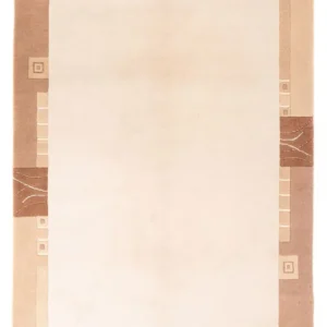 Nepal teppe - 200 x 141 cm - beige
