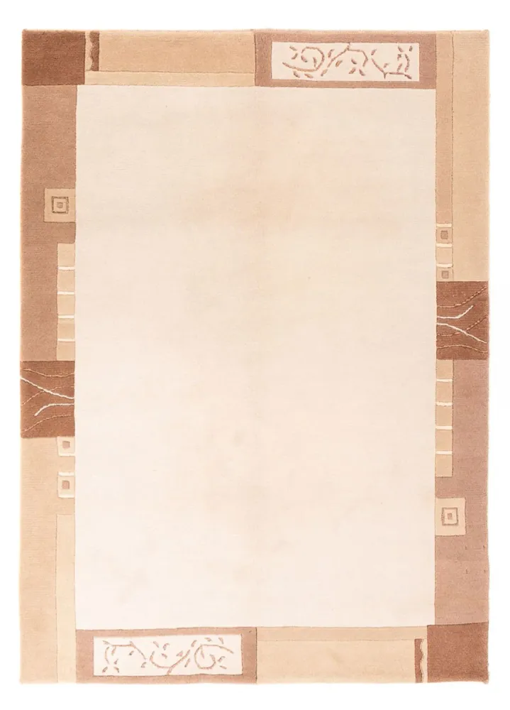 Nepal teppe - 200 x 141 cm - beige