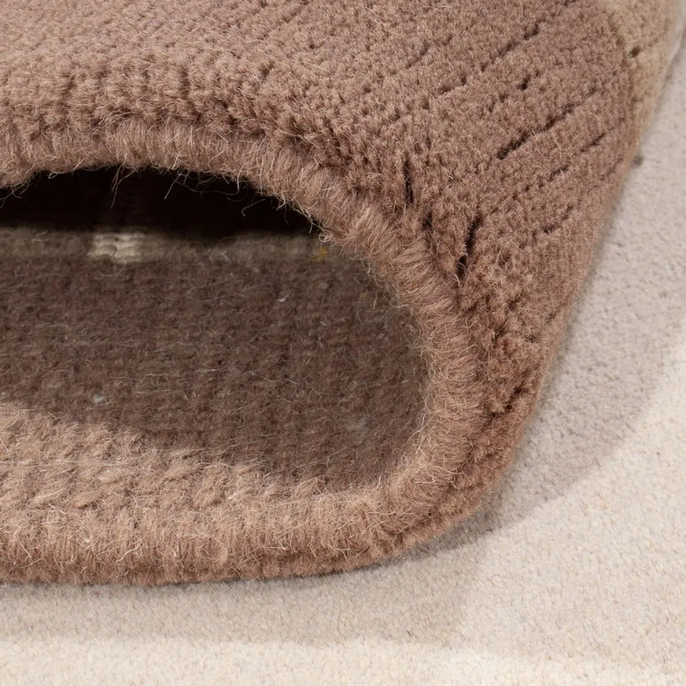 Nepal teppe - 200 x 141 cm - beige
