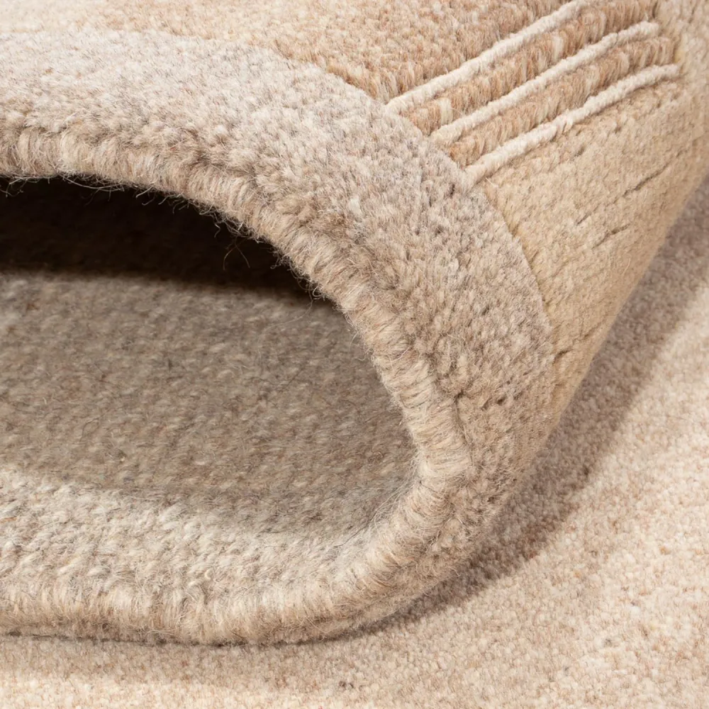Nepal teppe - 200 x 142 cm - beige