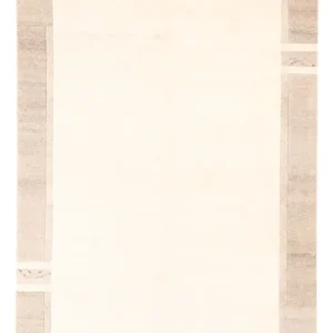 Nepal teppe - 200 x 142 cm - hvit