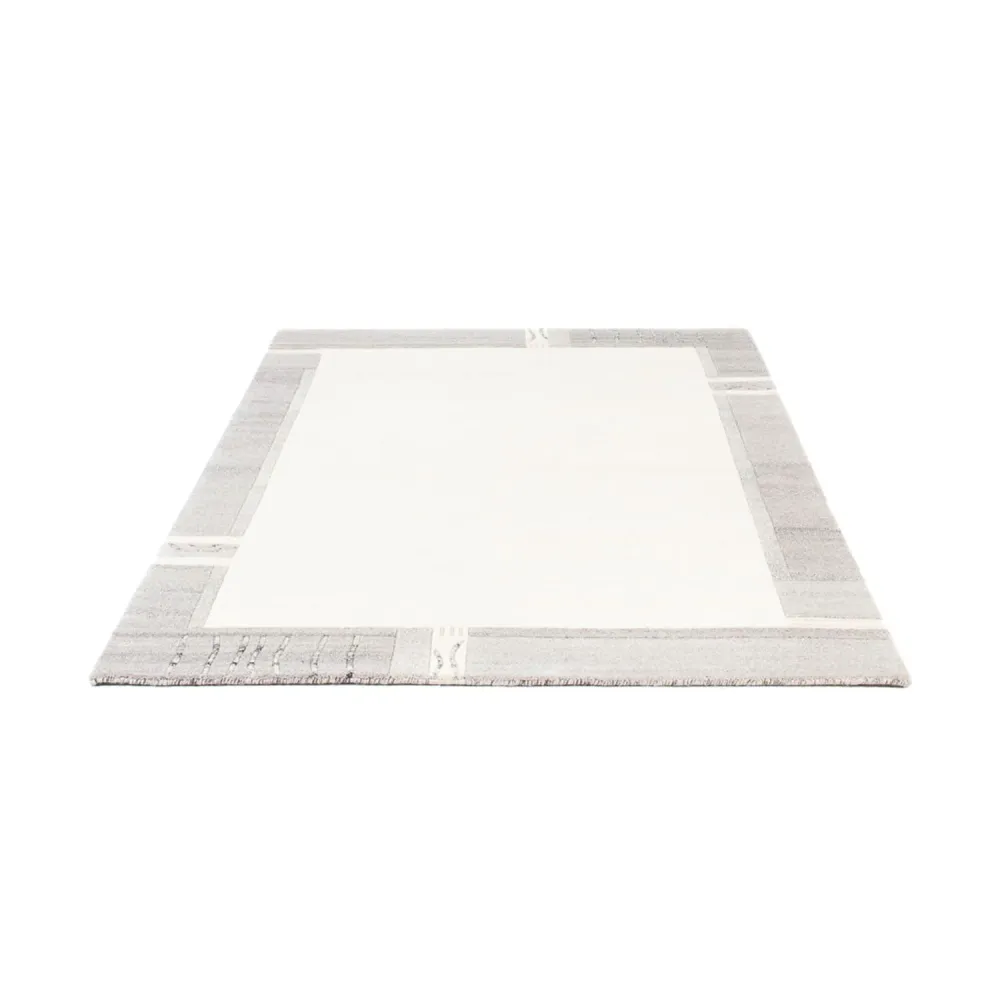 Nepal teppe - 200 x 142 cm - hvit
