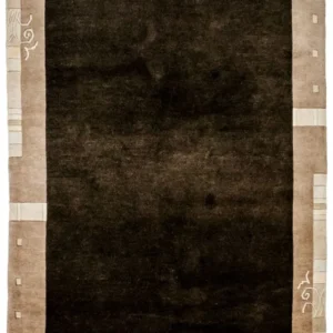 Nepal teppe - 201 x 141 cm - brun