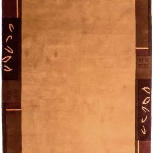 Nepal teppe - 201 x 146 cm - oransje
