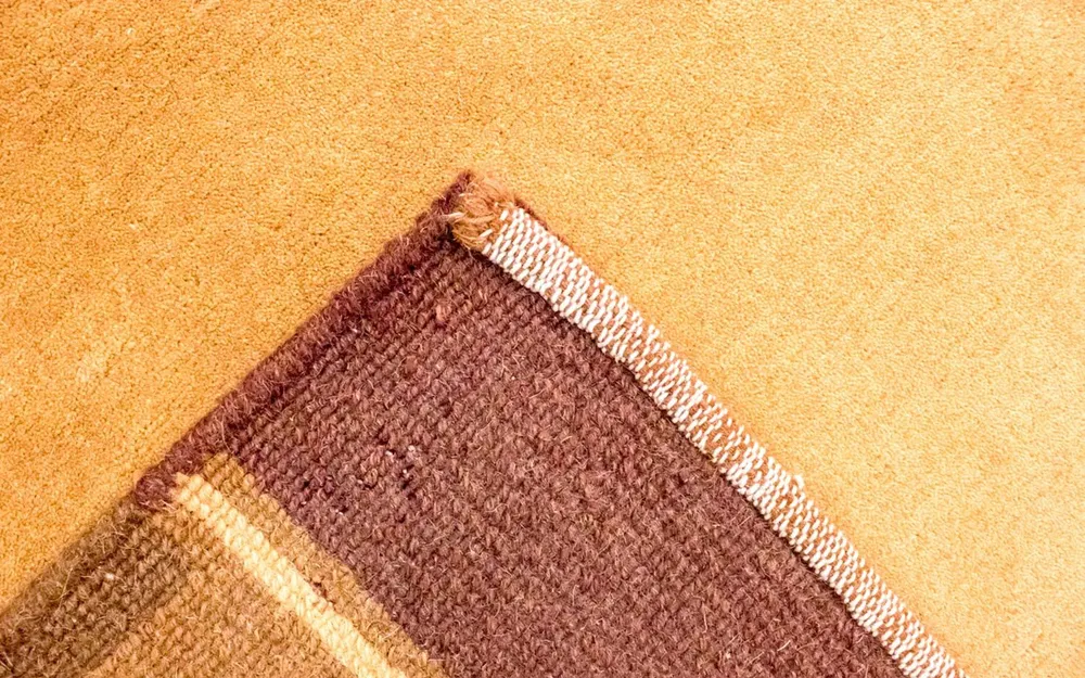 Nepal teppe - 201 x 146 cm - oransje