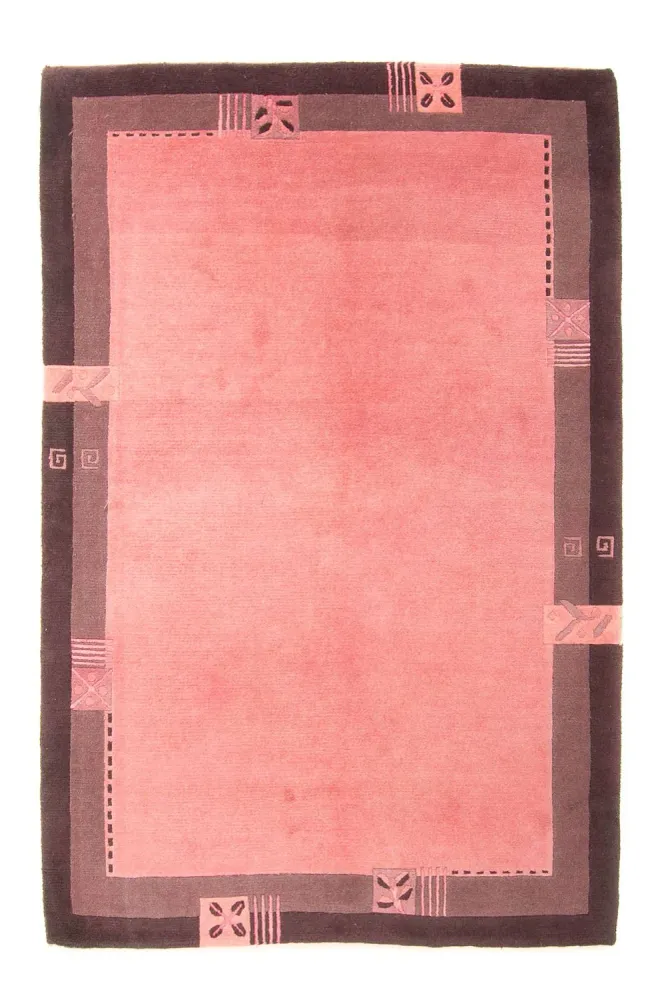 Nepal teppe - 225 x 160 cm - rosa