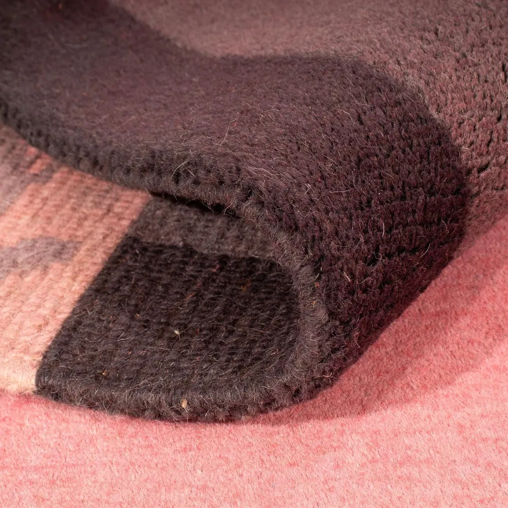 Nepal teppe - 225 x 160 cm - rosa