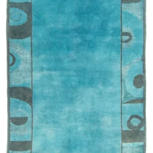 Nepal teppe - 230 x 160 cm - lyseblå