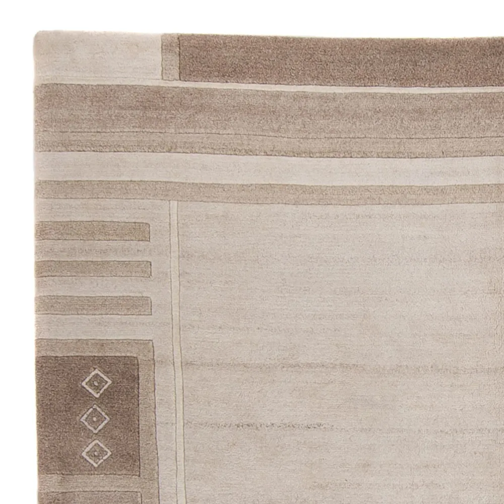 Nepal teppe - 233 x 171 cm - natur