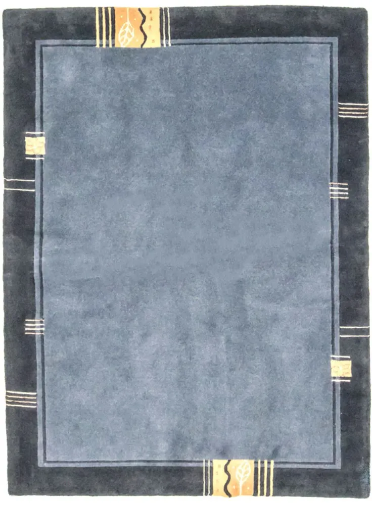Nepal teppe - 234 x 170 cm - lyseblå