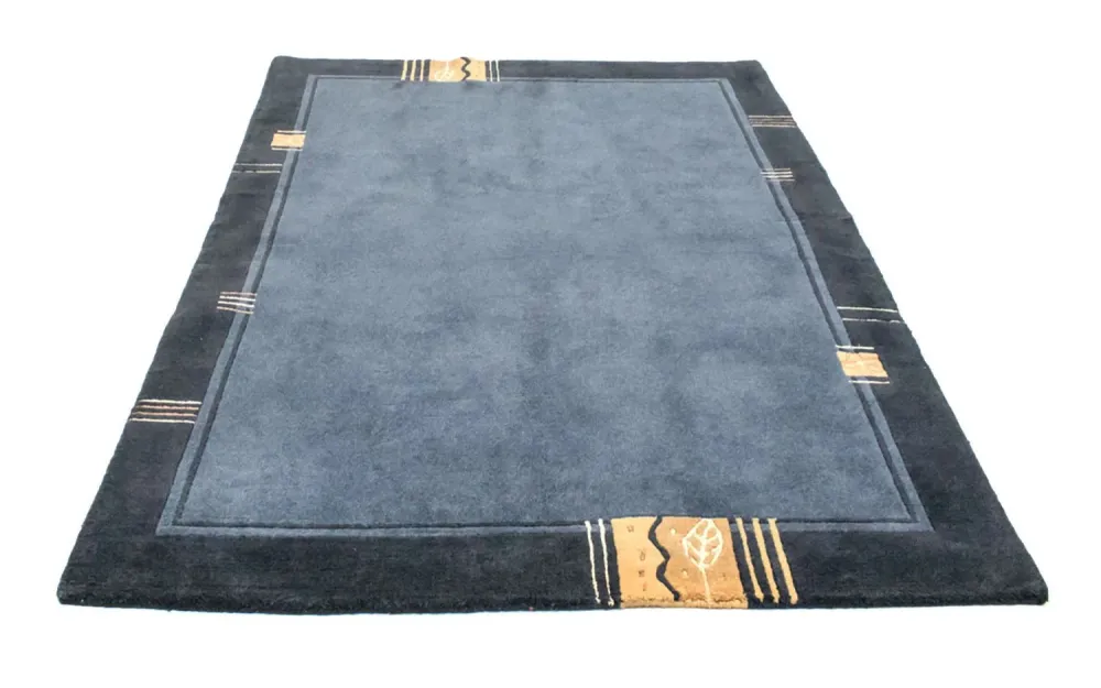 Nepal teppe - 234 x 170 cm - lyseblå