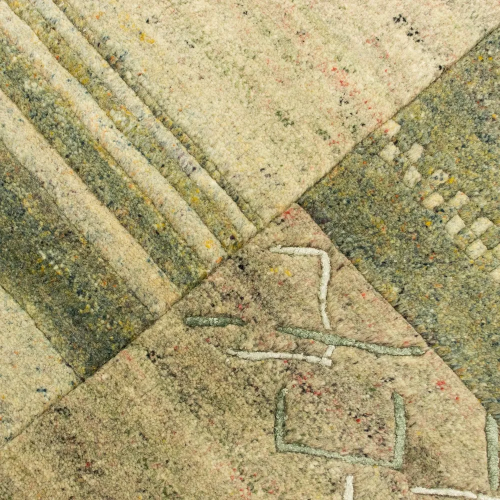 Nepal teppe - 238 x 172 cm - grønn