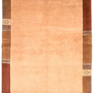 Nepal teppe - 238 x 172 cm - lysebrun