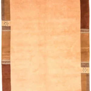 Nepal teppe - 238 x 173 cm - lysebrun