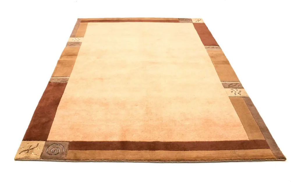 Nepal teppe - 238 x 173 cm - lysebrun