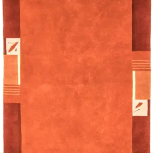 Nepal teppe - 242 x 173 cm - oransje