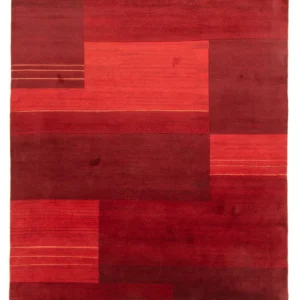 Nepal teppe - 282 x 249 cm - rød