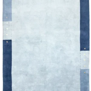 Nepal teppe - 300 x 200 cm - lyseblå