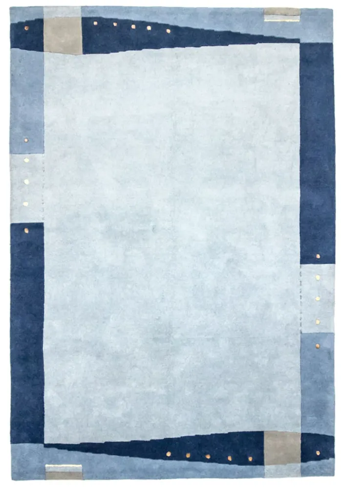 Nepal teppe - 300 x 200 cm - lyseblå