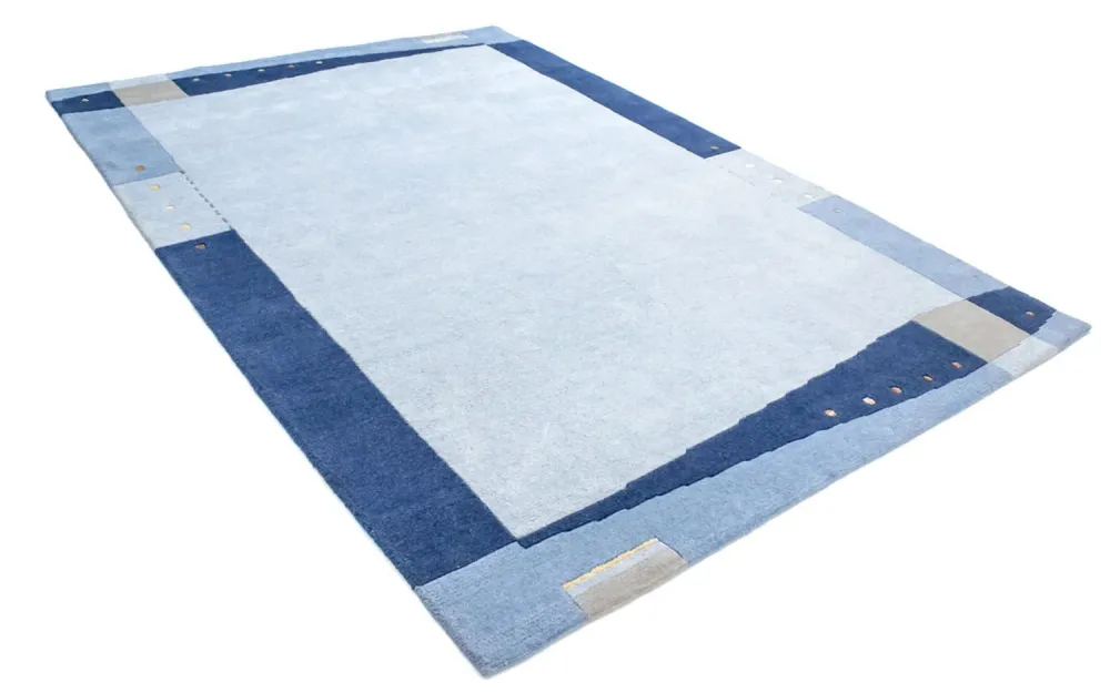 Nepal teppe - 300 x 200 cm - lyseblå