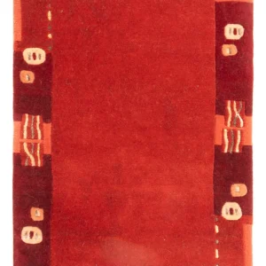 Nepal teppe - 90 x 60 cm - rød