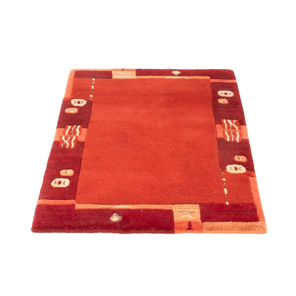 Nepal teppe - 90 x 60 cm - rød