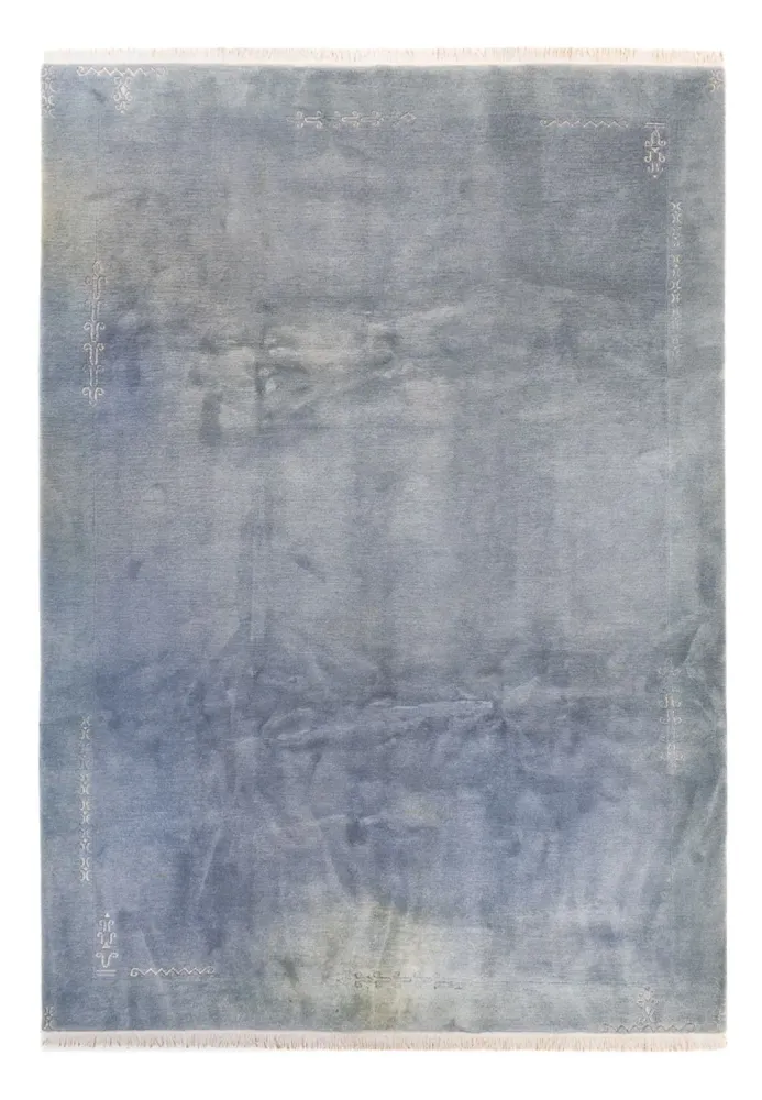 Nepal teppe - 350 x 240 cm - lyseblå