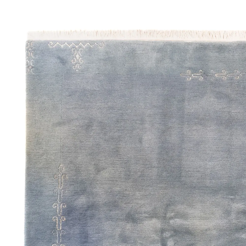 Nepal teppe - 350 x 240 cm - lyseblå