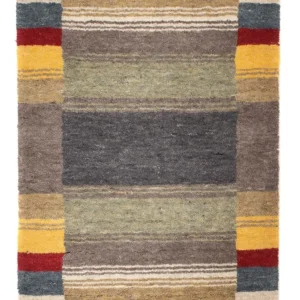 Nepal teppe - 90 x 60 cm - flerfarget