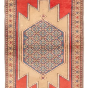 Orientalsk teppe - 111 x 75 cm - beige