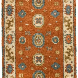Orientalsk teppe - 119 x 63 cm - oransje