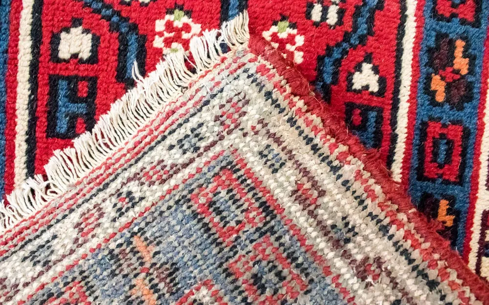 Orientalsk teppe - 120 x 60 cm - rød