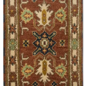 Orientalsk teppe - 123 x 64 cm - rust