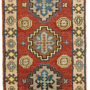 Orientalsk teppe - 124 x 63 cm - rød