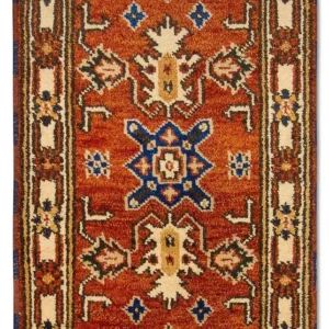 Orientalsk teppe - 125 x 63 cm - oransje