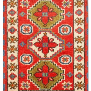 Orientalsk teppe - 92 x 65 cm - rød